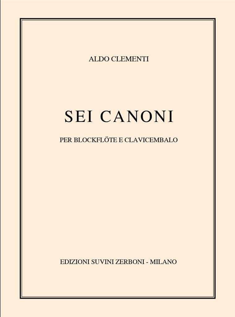 Sei Canoni (1990)